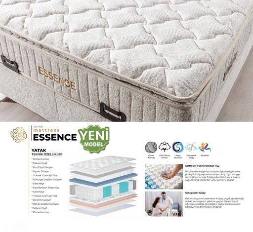 Essence Yeni Model Yatak Baza Seti