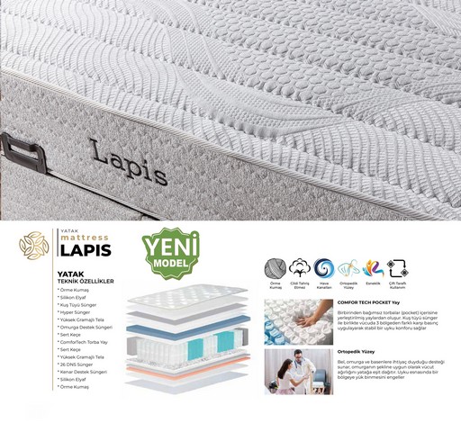 Lapis Yeni Model Yatak Baza Seti