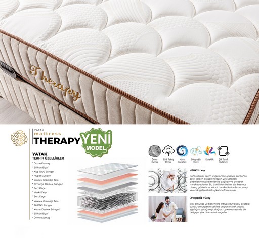 Therapy Yeni Model Yatak Baza Seti