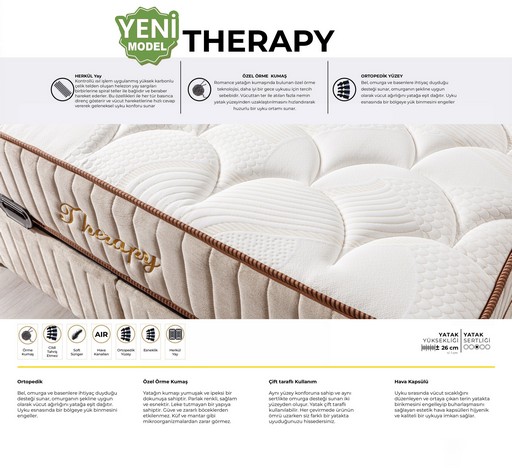 Therapy Yeni Model Yatak Baza Seti